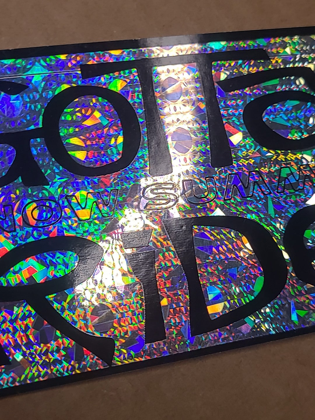 Vintage SNOW SUMMIT GOTTA RIDE 5" STICKER