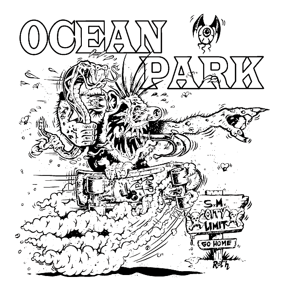 BIG DADDY ROTH RAT FINK OP26 SKATER TEE