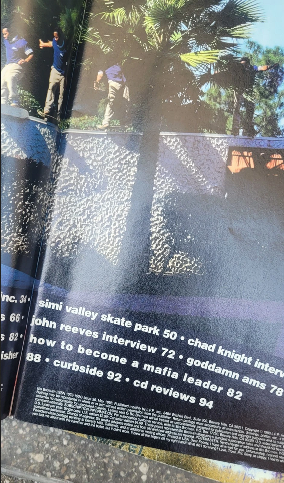 Big Brother Skateboard Magazine #36 May 1998