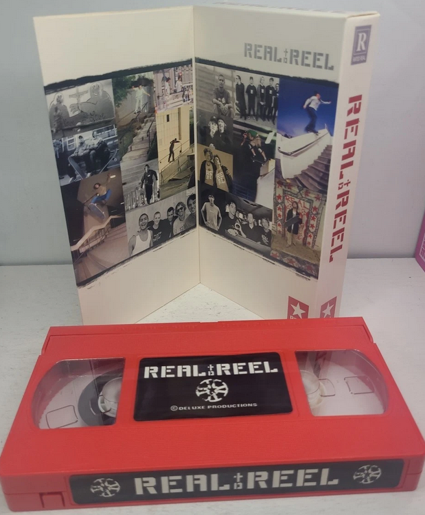 REAL SKATEBOARDS Presents "REAL TO REEL" VHS Full Length Skate Video (2001)