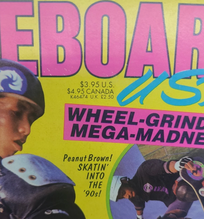 Skateboard Magazine - Action Wheels Skateboard USA #26 1990