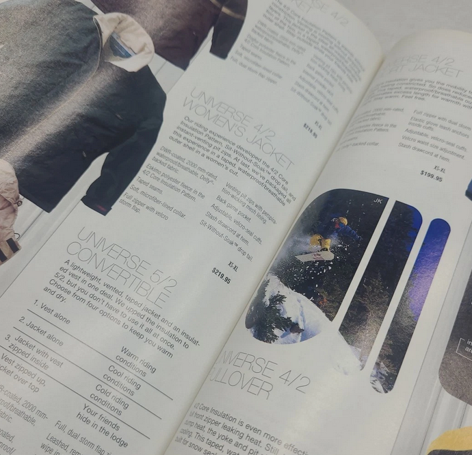 1995 Burton Snowboards Catalog - 80 pages