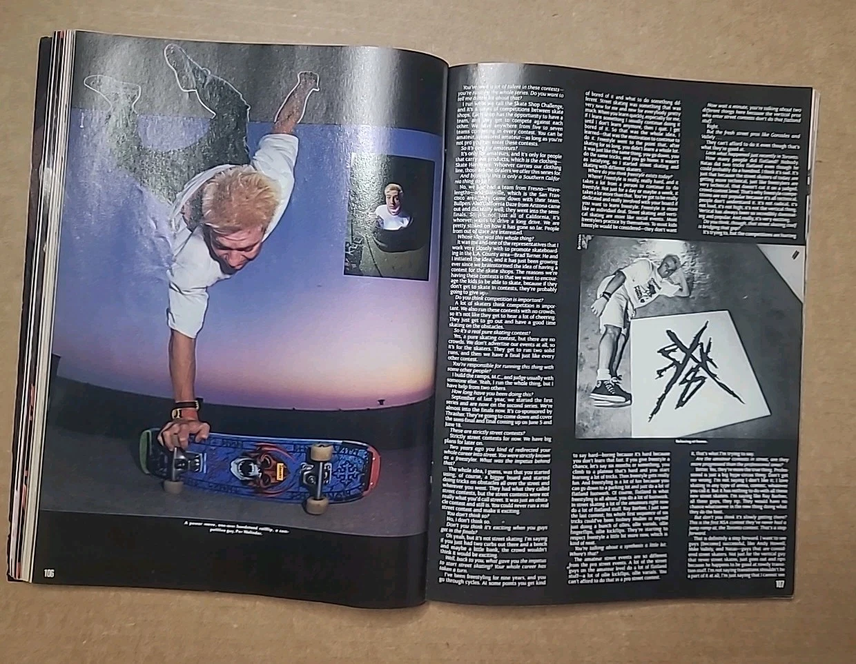 Transworld Skateboarding Magazine October 1988 - Jeff Phillips Per Welinder