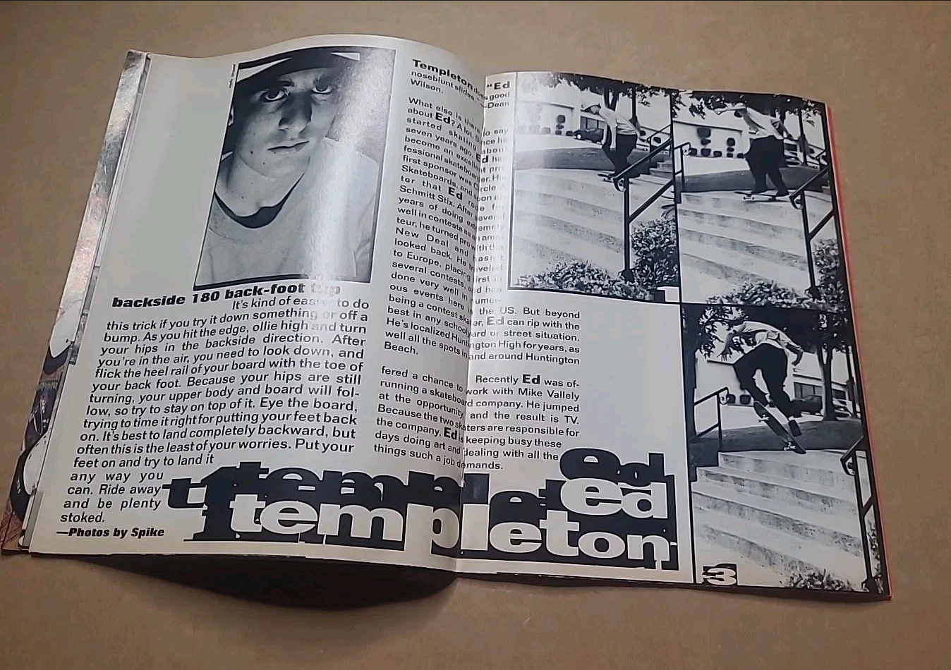 1993 Transworld Skateboarding Magazine Poster Book - Ed Templeton Jeremy Klein