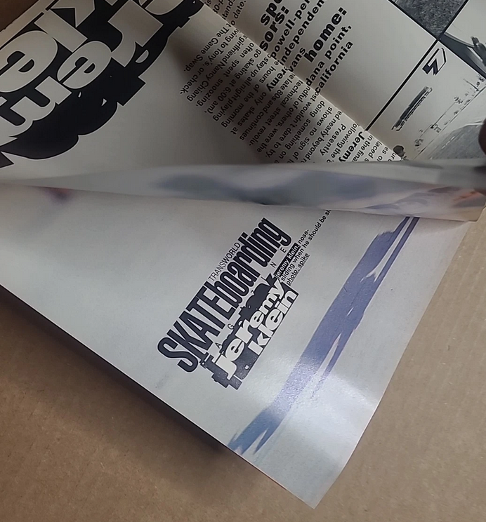 1993 Transworld Skateboarding Magazine Poster Book - Ed Templeton Jeremy Klein