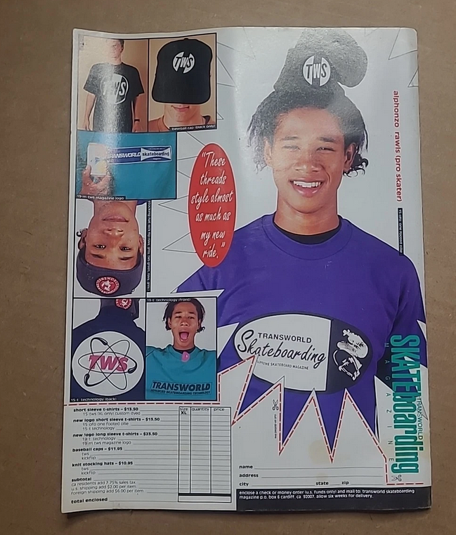 1993 Transworld Skateboarding Magazine Poster Book - Ed Templeton Jeremy Klein