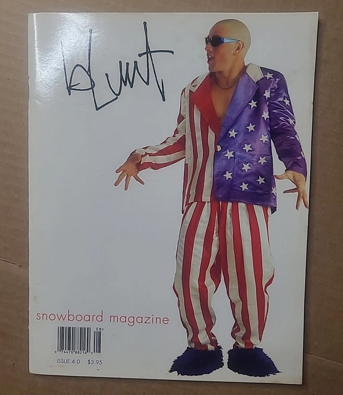 1995 BLUNT Magazine Snowboard issue 4.0 - Shaun Palmer by Rocco  Natas  Tremaine