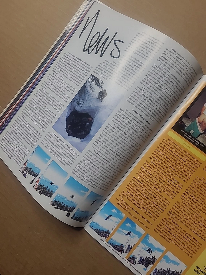 1995 BLUNT Magazine Snowboard issue 4.0 - Shaun Palmer by Rocco  Natas  Tremaine