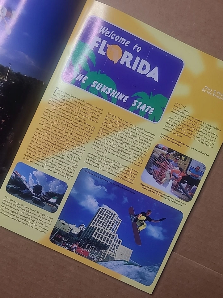 1995 BLUNT Magazine Snowboard issue 4.0 - Shaun Palmer by Rocco  Natas  Tremaine