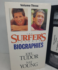 Surfer's Journal - JOEL TUDOR / NAT YOUNG Biographies Volume 3 VHS Tape