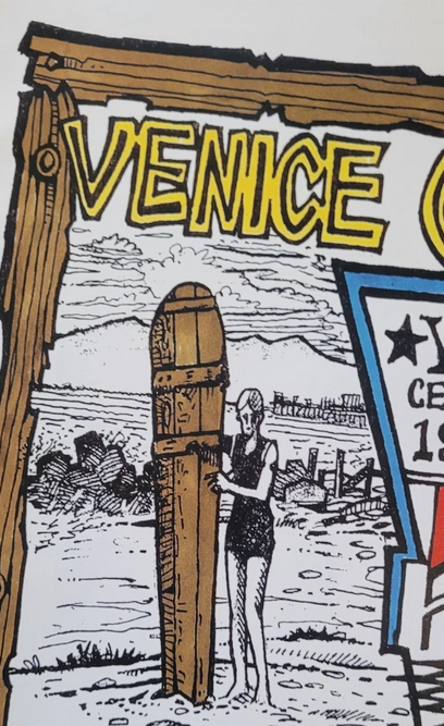 Venice SURF-A-THON 2005 Surf Contest poster 18"x 12"