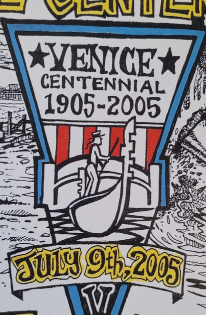 Venice SURF-A-THON 2005 Surf Contest poster 18"x 12"