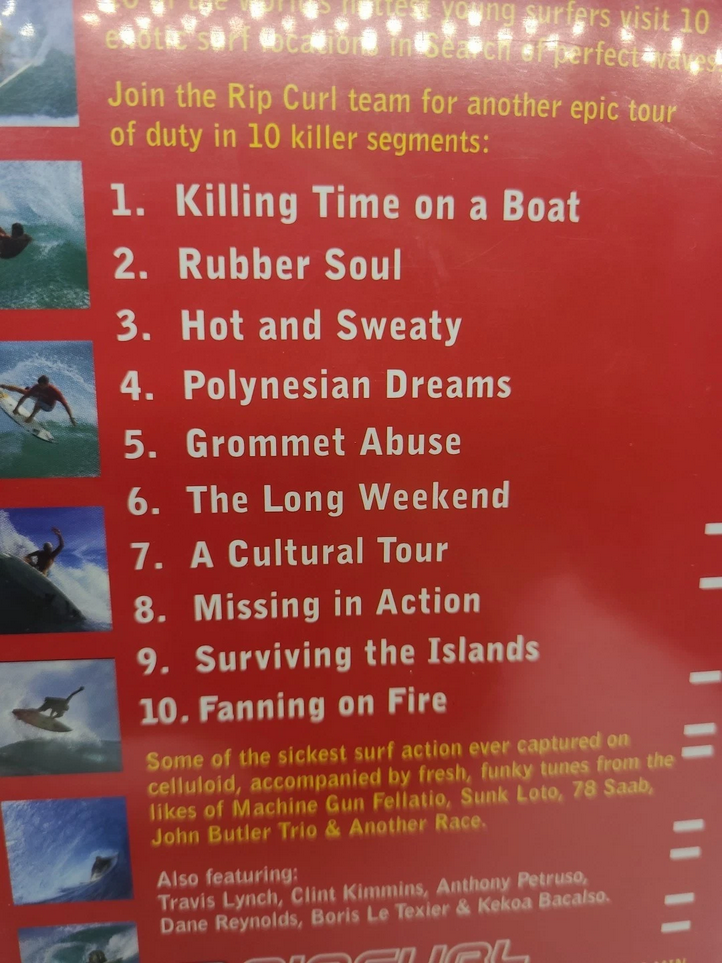 Ripcurl 10X Surf DVD Mick Fanning Jamie O'brien