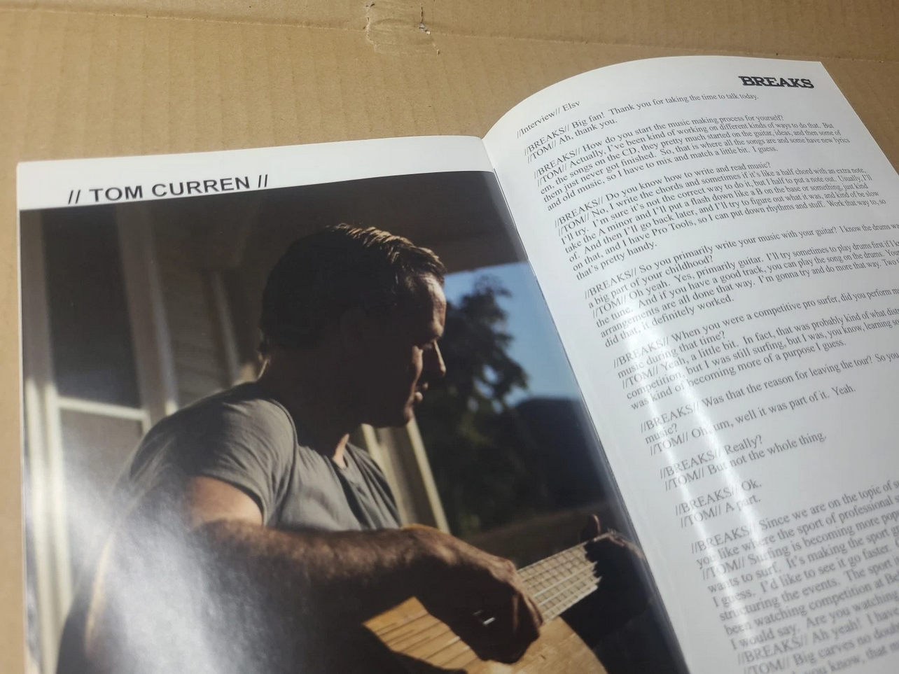 Breaks City Meets Sea Magazine 90’s Skate/Surfing Vol 3 Issue 4 Tom Curren