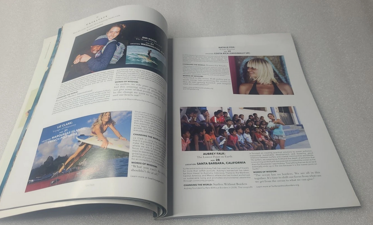 SALTED surf magazine for women 2012 - Alana Blanchard, Laura Enever