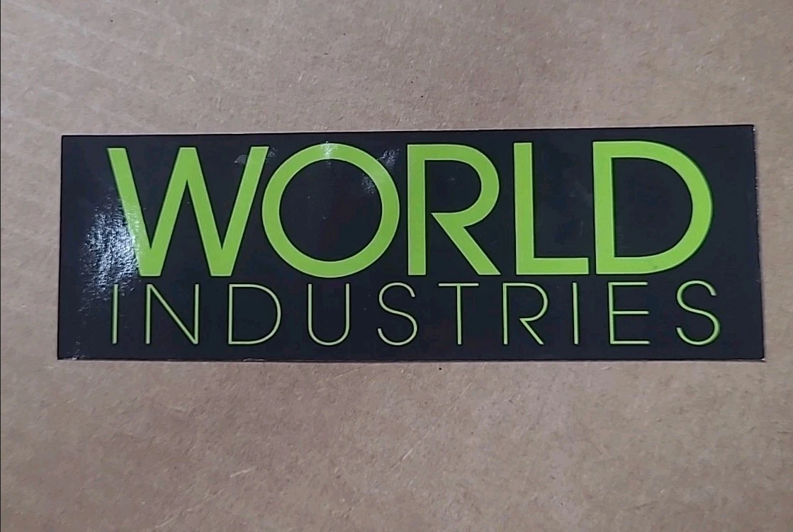 Vintage World Industries Skateboard Sticker - 6"